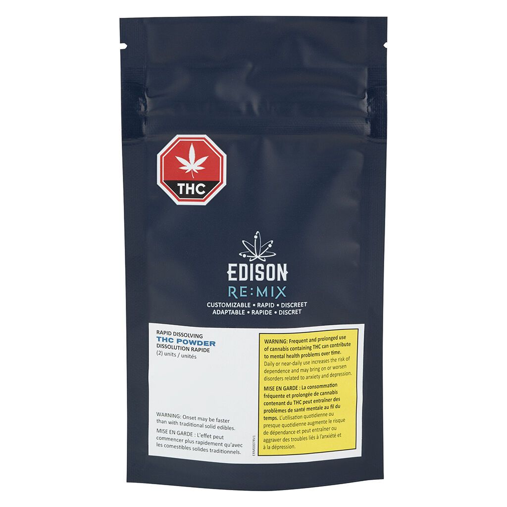 One Plant Barrhaven Menu Edison ReMix Fast Acting Dissolvable THC